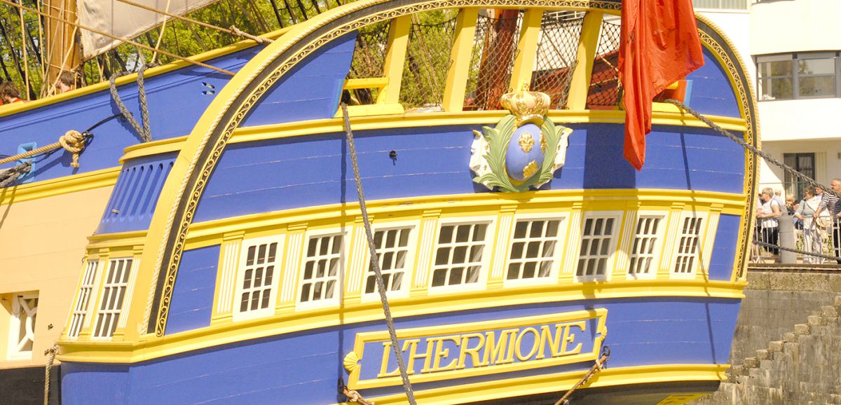 Rochefort : reprise des visites sur l'Hermione