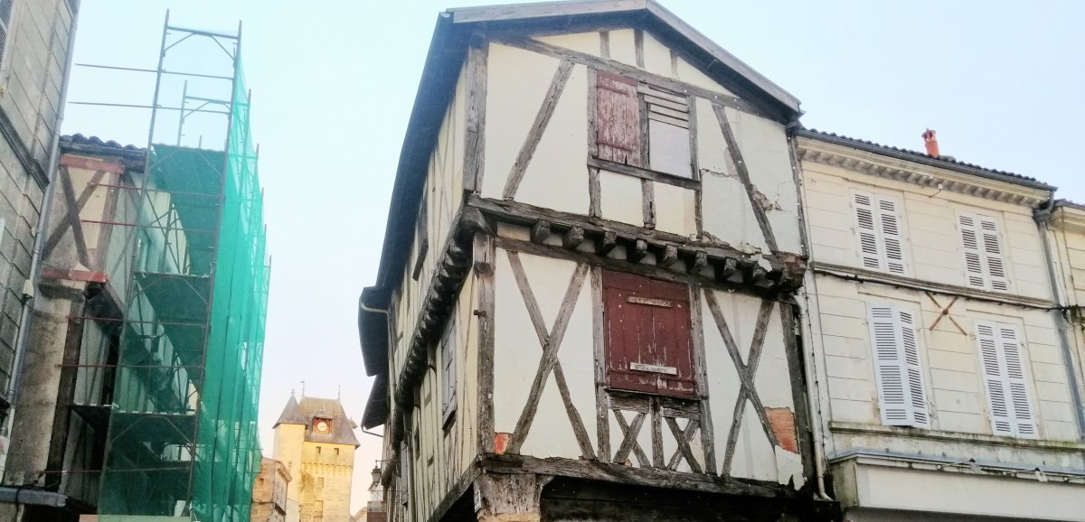 Saint-Jean-d'Angély. Inquiétude autour d'une maison emblématique du centre-ville