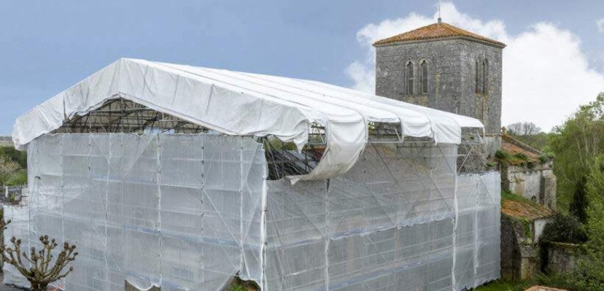 St-Nazaire-sur-Charente. L'église reçoit un coup de pouce de la Fondation du patrimoine