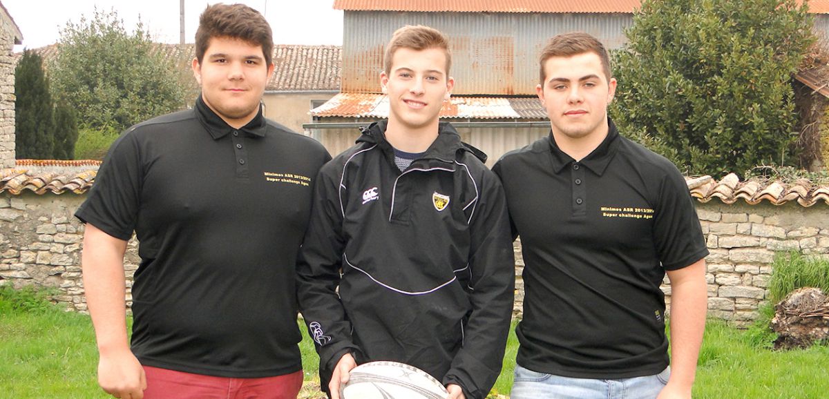 Rugby : Simon, Antoine et Jules en équipe de France cadets