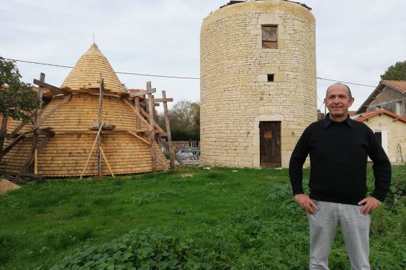 Patrimoine : Rémy Penigaud rénove le moulin de ses ancêtres à Forges