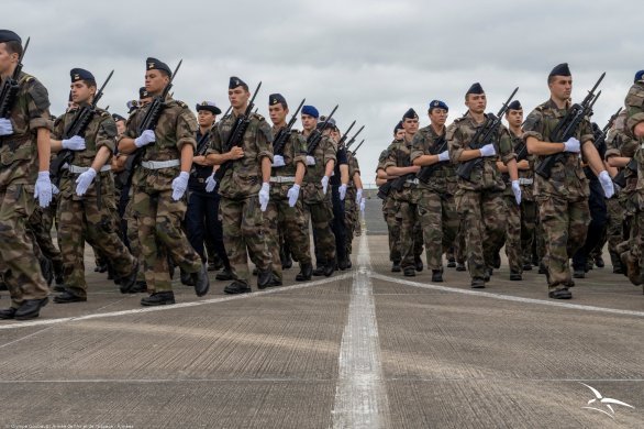 Saint-Agnant. Les militaires de la BA 721 préparent le défilé du 14 juillet