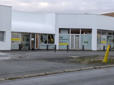 L'atelier est encore en travaux avant l'ouverture du mercredi 25 septembre à Angoulins - © Amaury Legrand