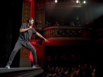 Djamil Le Shlag présentera son nouveau spectacle Exode(s) vendredi 7 février à la salle l'Eden de Saint-Jean-d'Angély - - © Benjamin Beraud