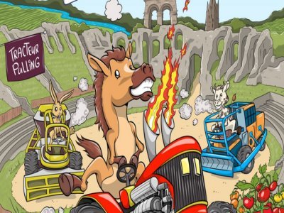 Affiche de la Fête de la Terre réalisée par le Rochelais Lamisseb. - © JA 17